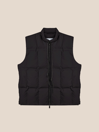 Down Vest in Black