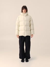 Down jacket in Milk