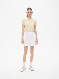 Yellow Striped Cotton T-shirt