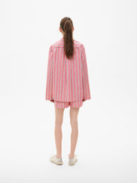 Pink Striped Cotton Shirt