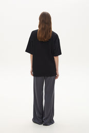 Basic oversized black t-shirt