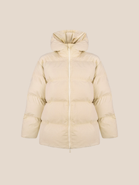 Down jacket in Milk