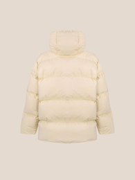 Down jacket in Milk