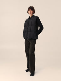 Down Vest in Black