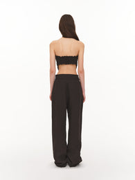 Basic linen pants khaki