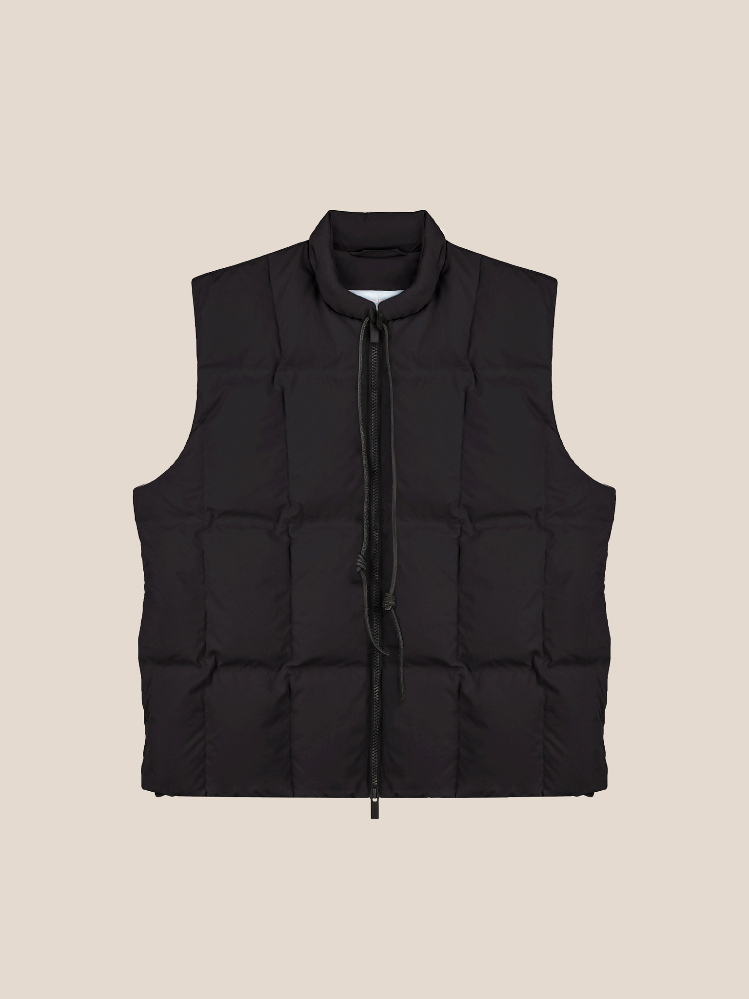 Down Vest in Black