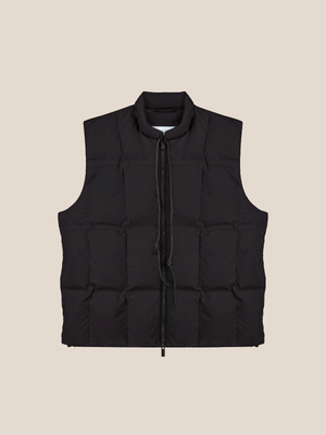 Down Vest in Black