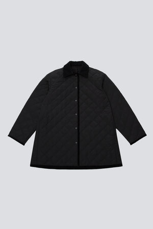 Quilted jacket in black