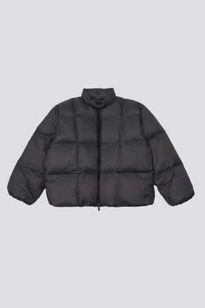 Slim graphite down jacket