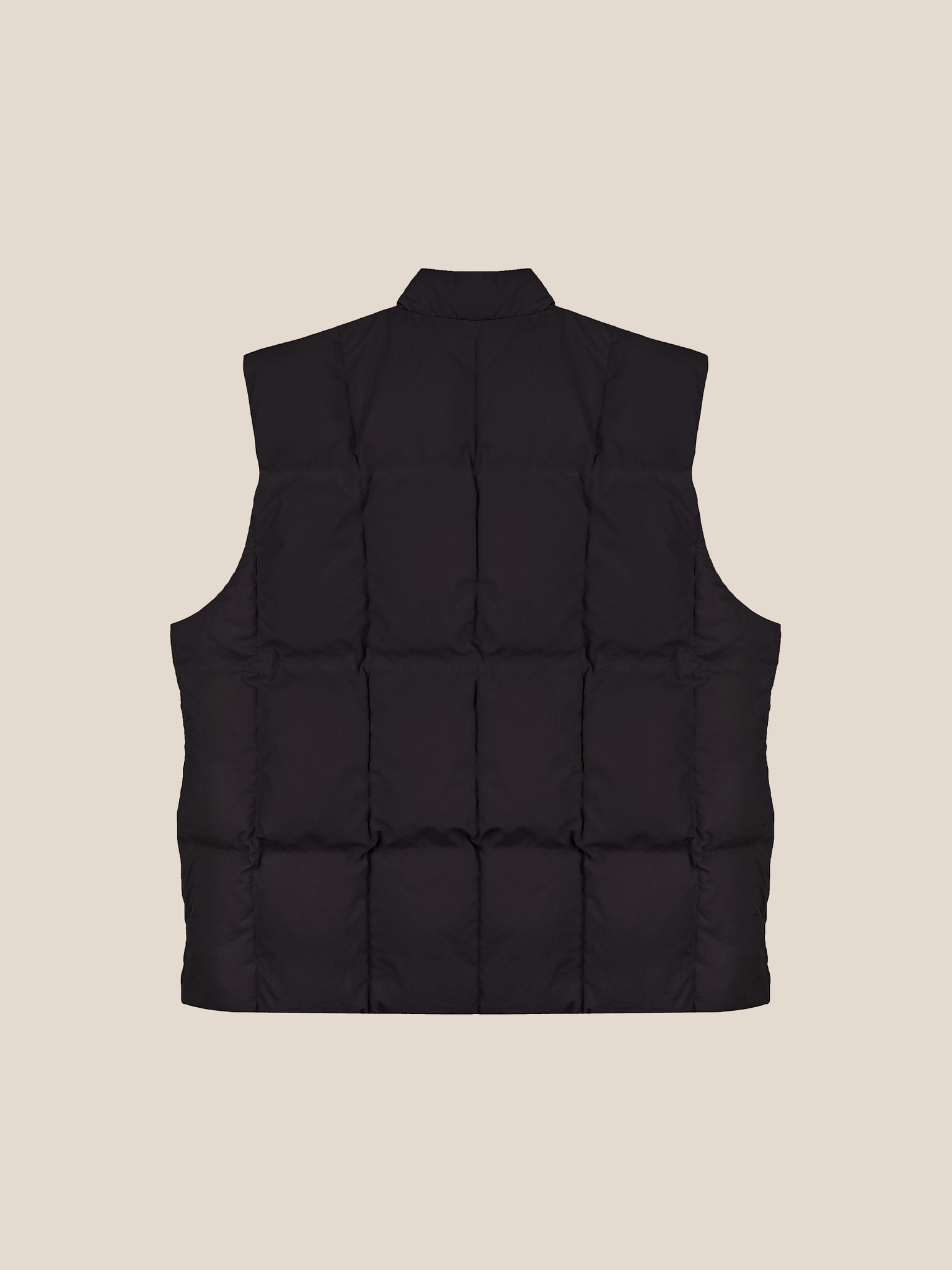 Down Vest in Black