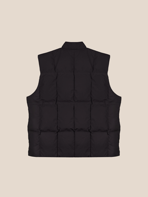 Down Vest in Black