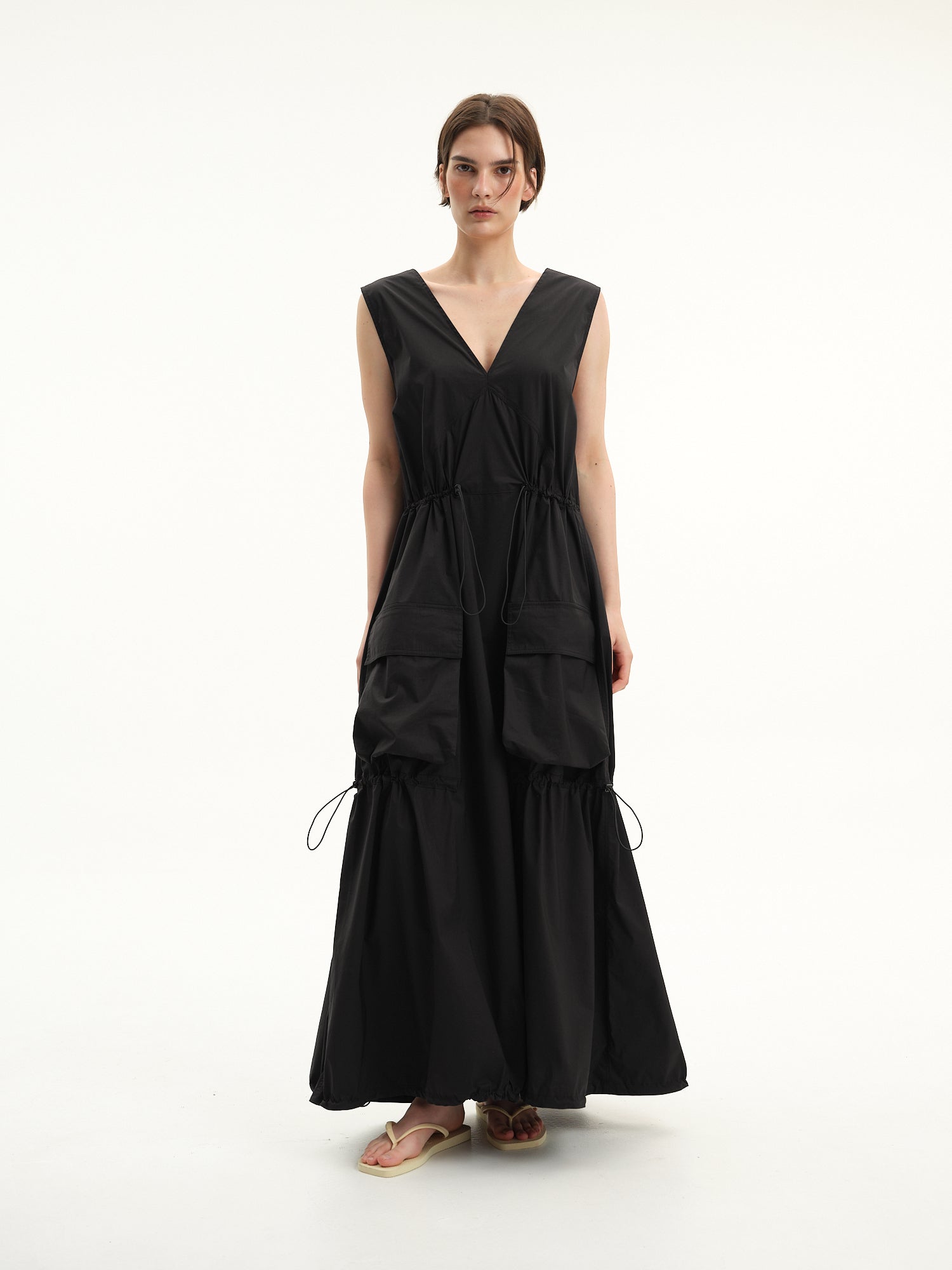 Black Cargo Dress