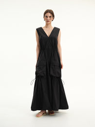 Black Cargo Dress