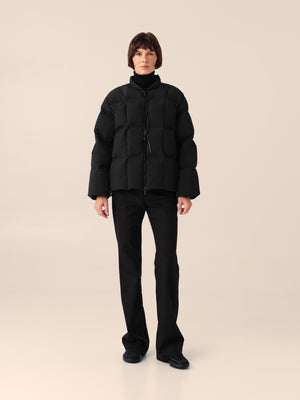 Light down jacket in Black