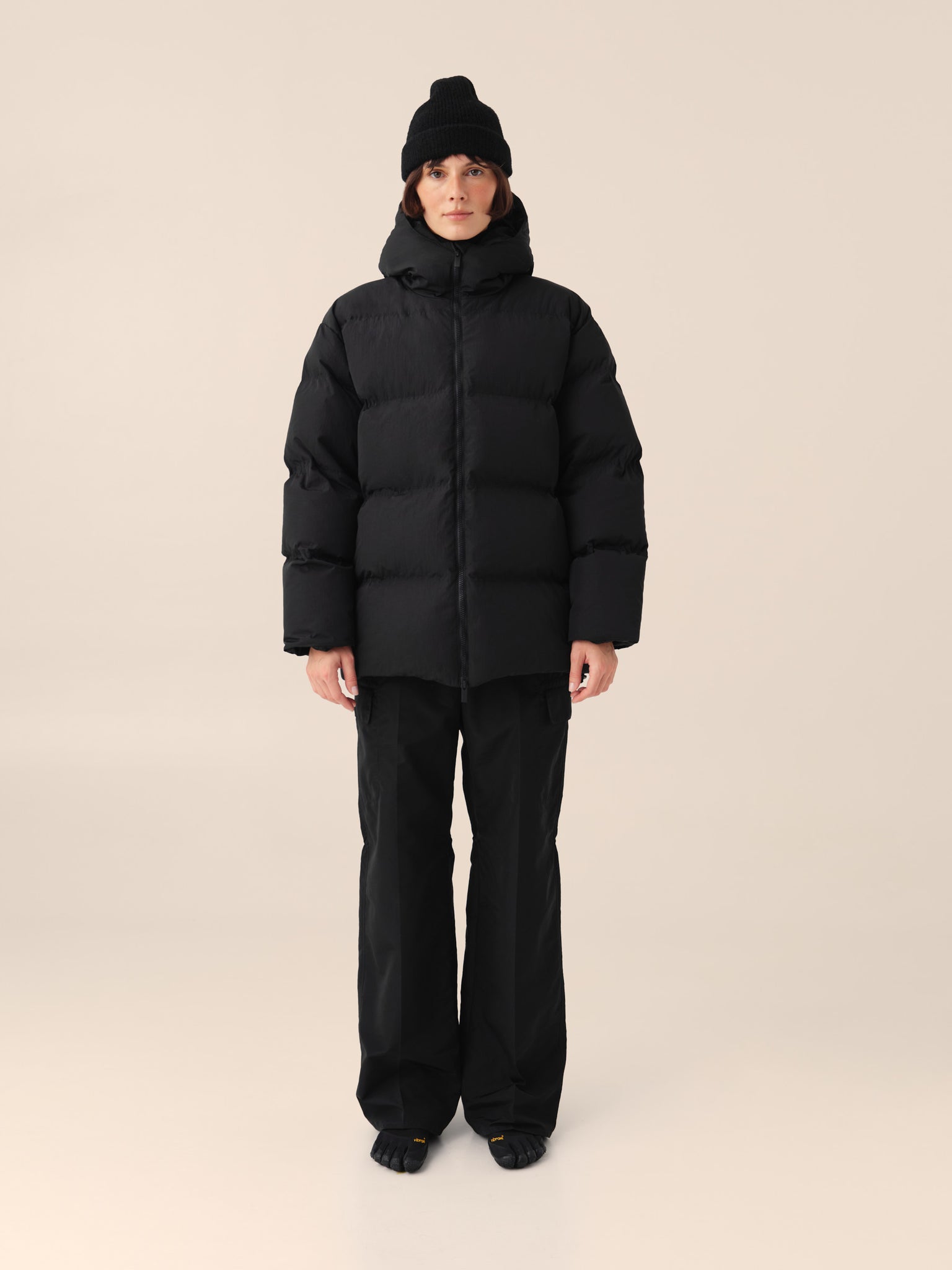 Down jacket in Black