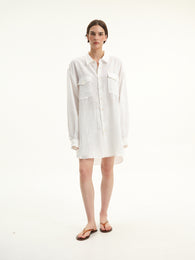 White Linen Shirt