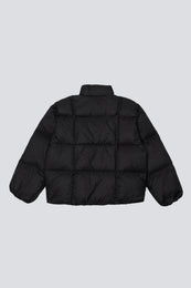 Slim black down jacket