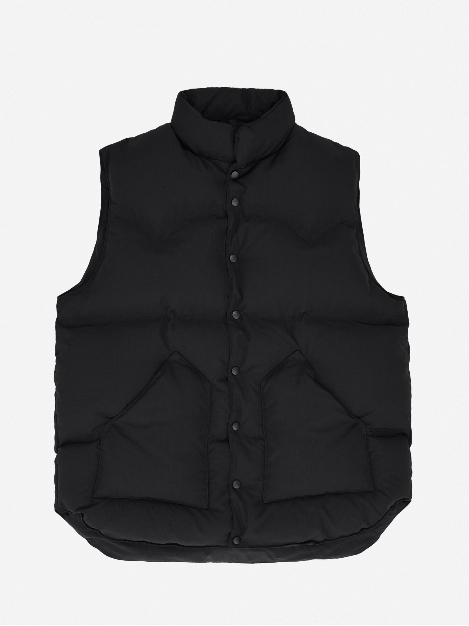 Basic insulated vest in black