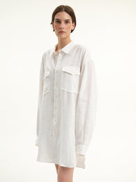 White Linen Shirt