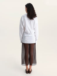 Sheer Midi Skirt
