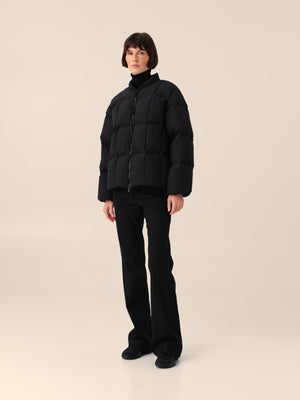 Light down jacket in Black