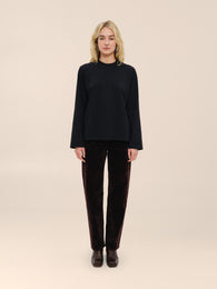 Longsleeve made of recycled cotton in black color