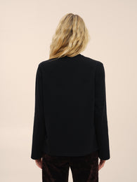 Longsleeve made of recycled cotton in black color