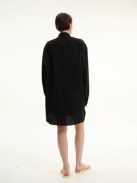 Black Linen Shirt