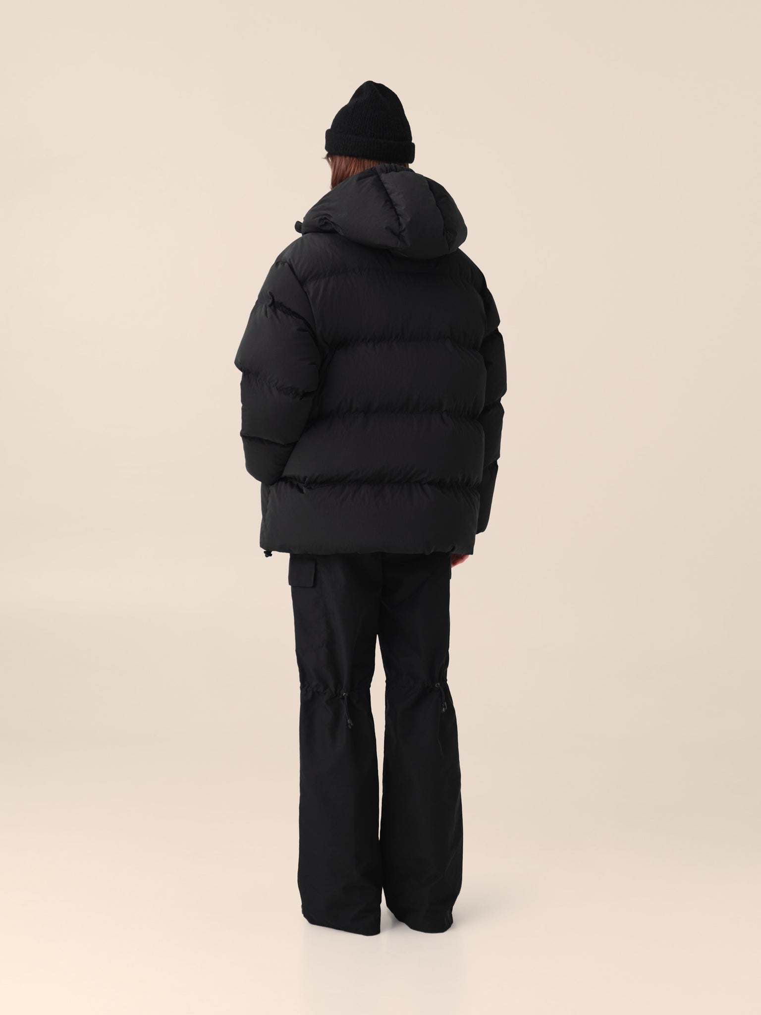 Down jacket in Black