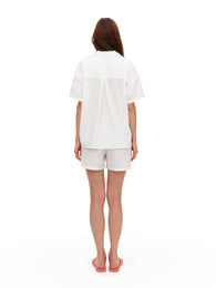 Short-sleeve shirt in White
