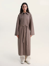 Lightweight Trench Coat in Taupe