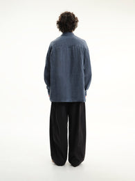 Men's Garment-Washed Linen Shirt