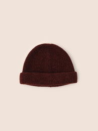 Wool beanie in Brown