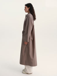 Lightweight Trench Coat in Taupe
