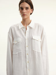 White Linen Shirt