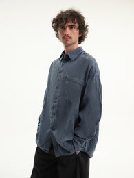 Men's Garment-Washed Linen Shirt