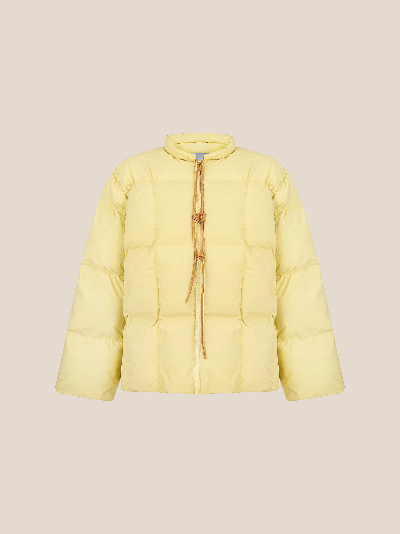 Light down jacket in Soft Yellow