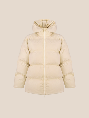 Down jacket in Milk