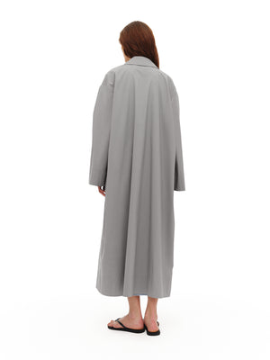 Grey straight-cut trench