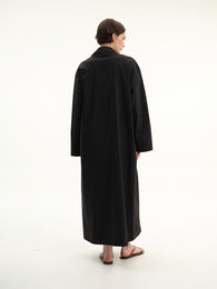Lightweight Trench Coat in Black