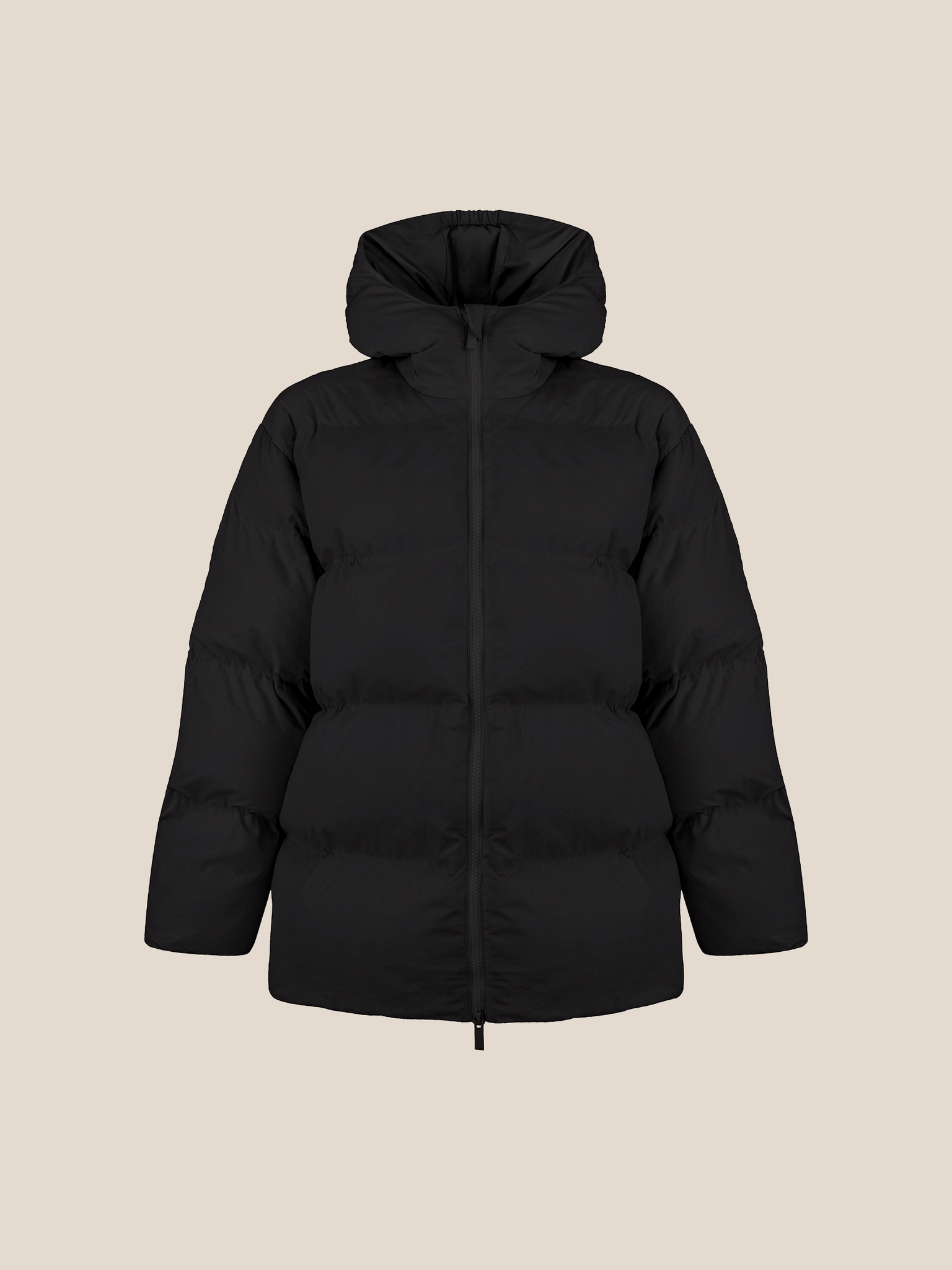Down jacket in Black