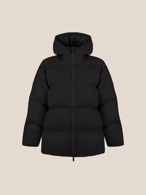 Down jacket in Black