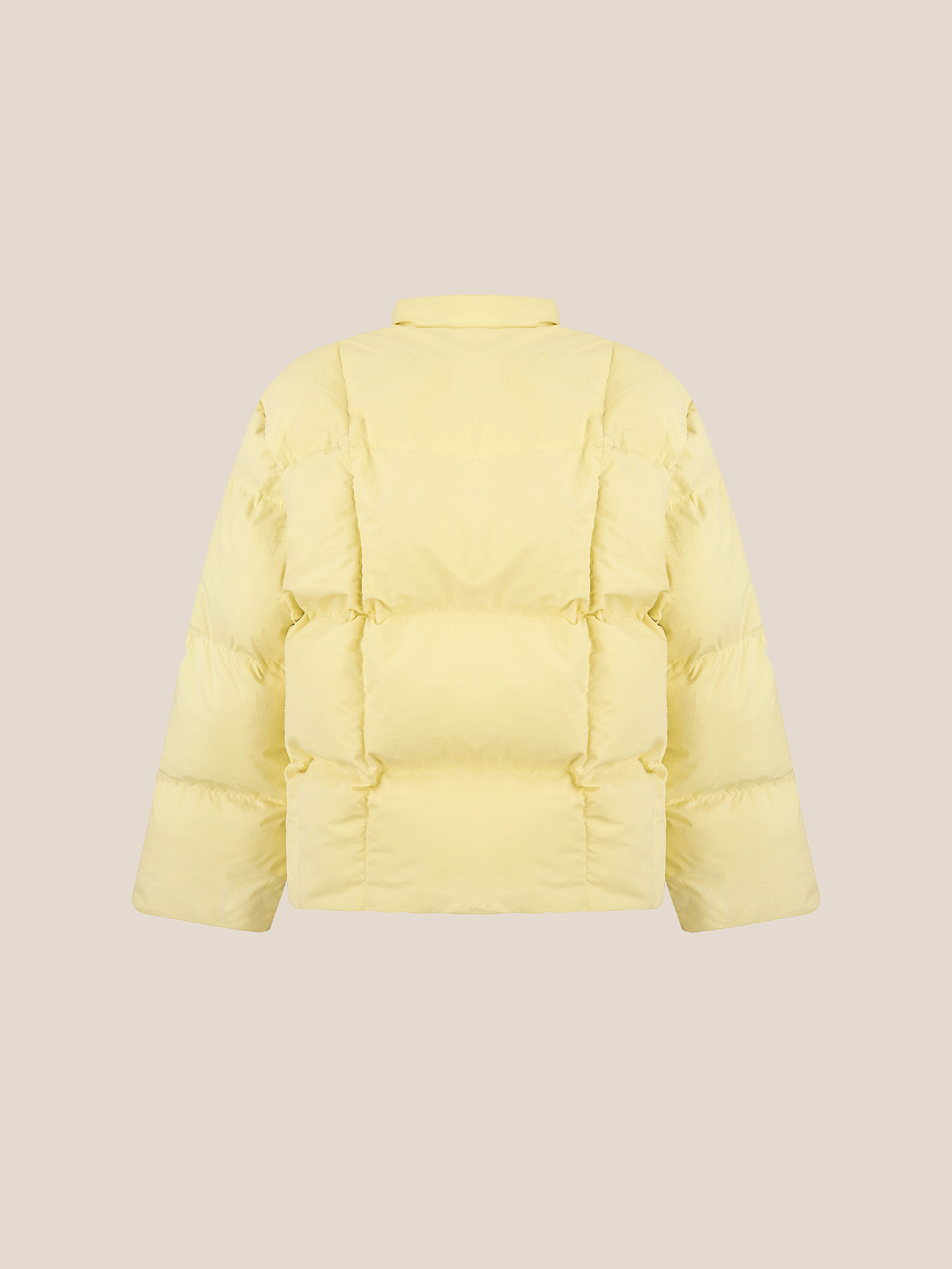 Light down jacket in Soft Yellow