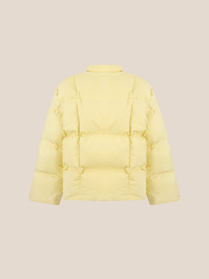 Light down jacket in Soft Yellow