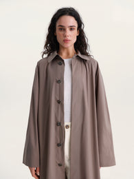 Lightweight Trench Coat in Taupe