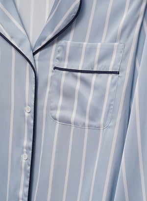 Blue striped pajama shirt KATSURINA + JUL