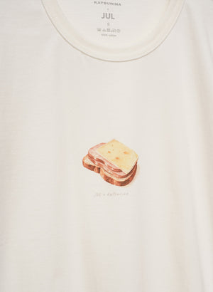 Milk T-shirt “Childhood sandwich” KATSURINA + JUL