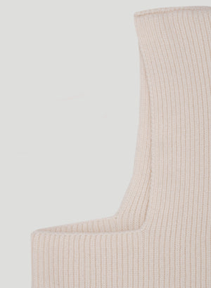 Milk knitted hood with cashmere addition KATSURINA + JUL