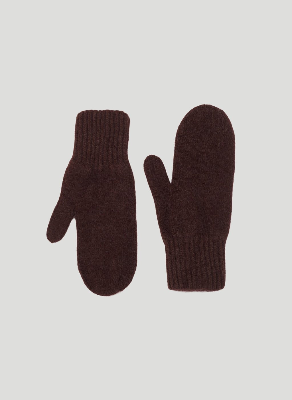 Angora brown gloves KATSURINA + JUL