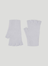 Angora blue fingerless gloves KATSURINA + JUL